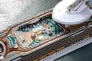 Cruise ship aerials